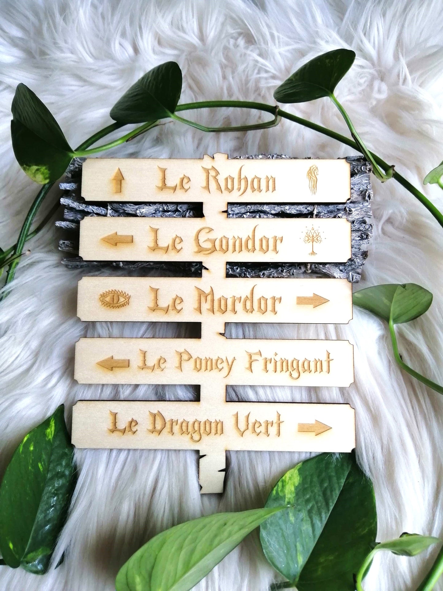 Le seigneur des anneaux, panneau de direction