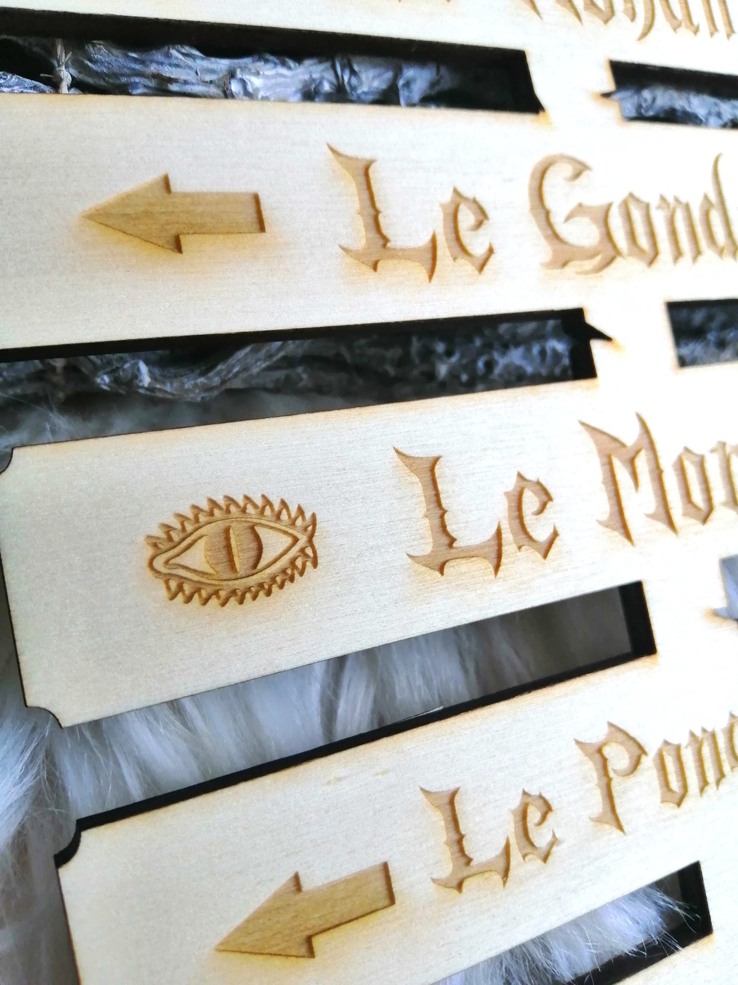 Le seigneur des anneaux, panneau de direction