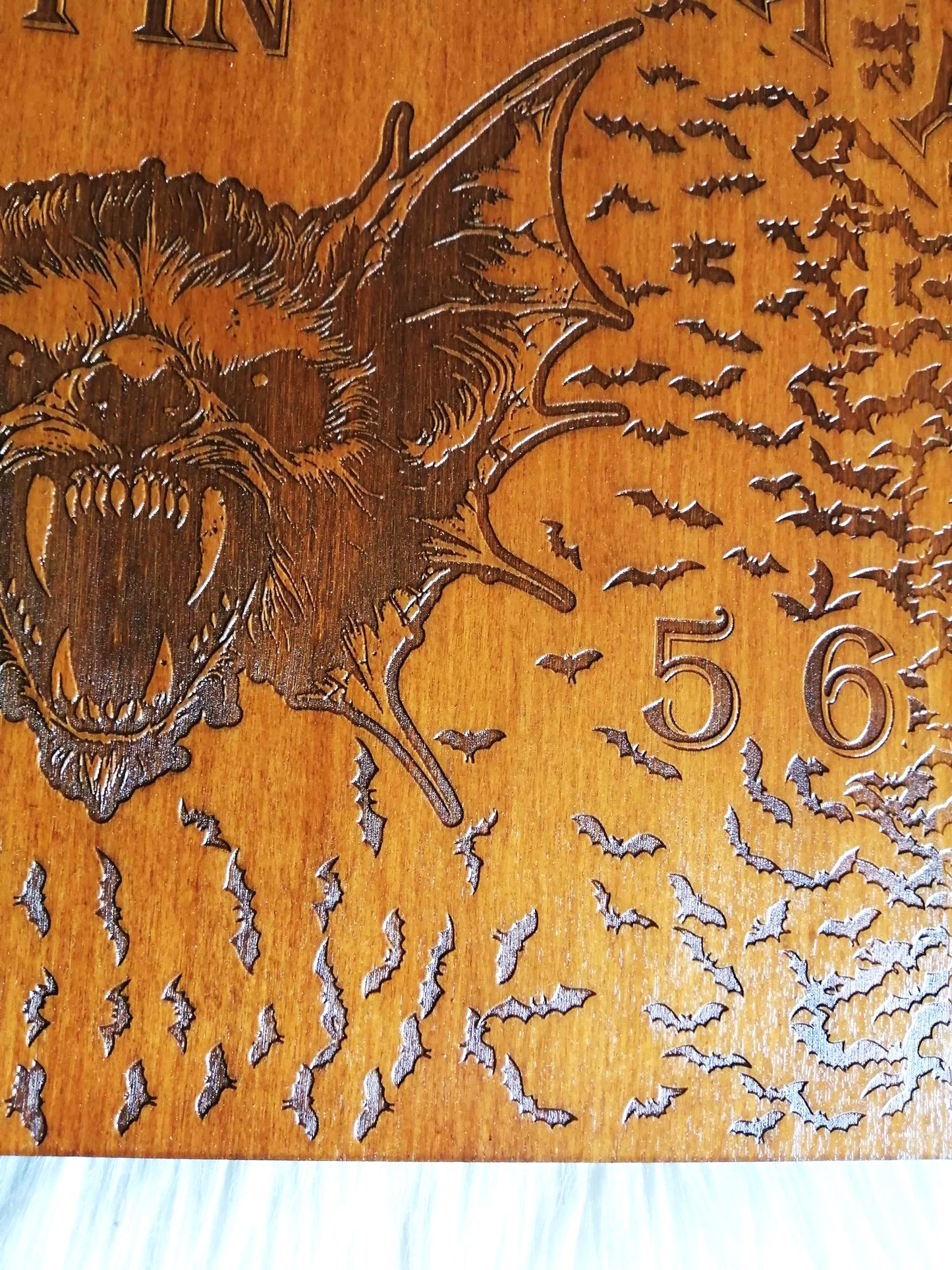 Planche Ouija chauve souris Artisanale - Grand Format, Bois de Qualité, Divination et Décoration Ésotérique Unique