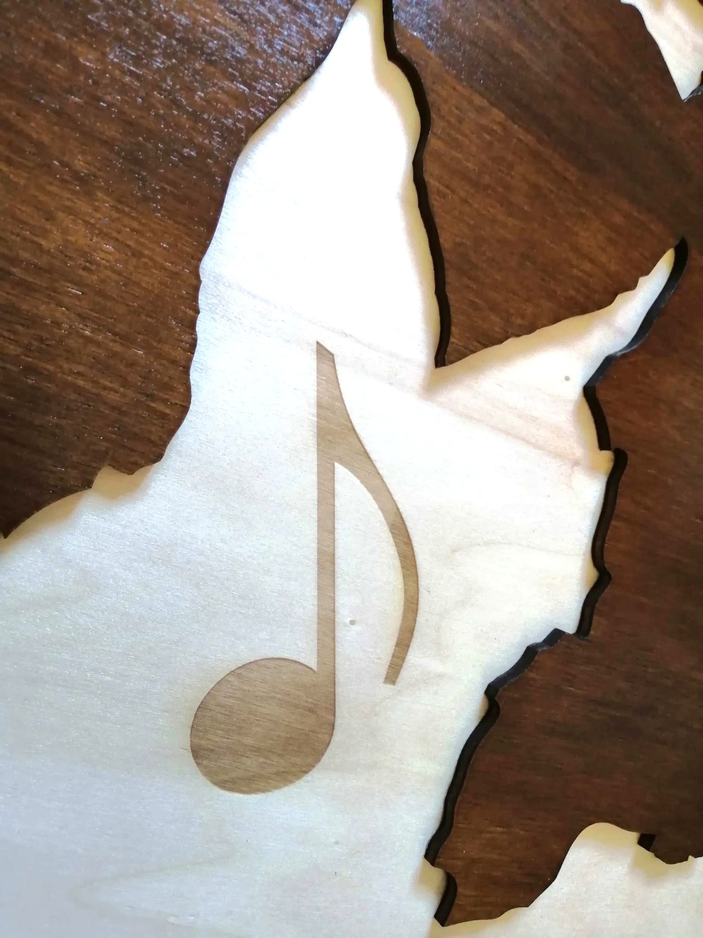 Bob Marley "Thug Life" , Tableau, poster, affiche, Découpe et Gravure sur Bois - Art Reggae Rasta - Déco Murale Vintage