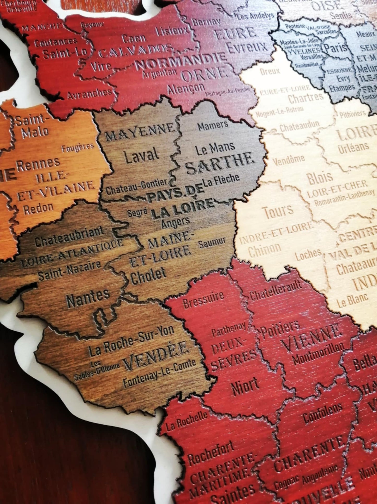 carte de france idée cadeau