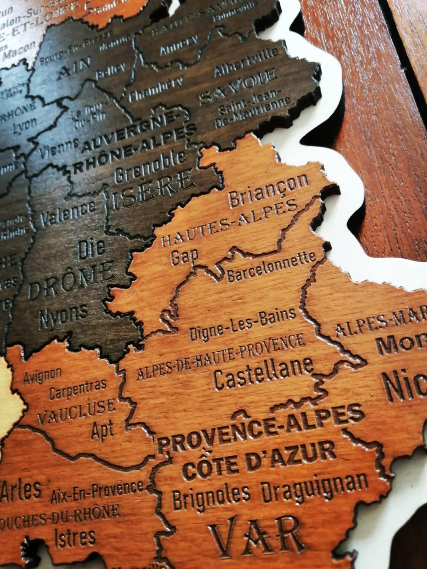 france carte en relief