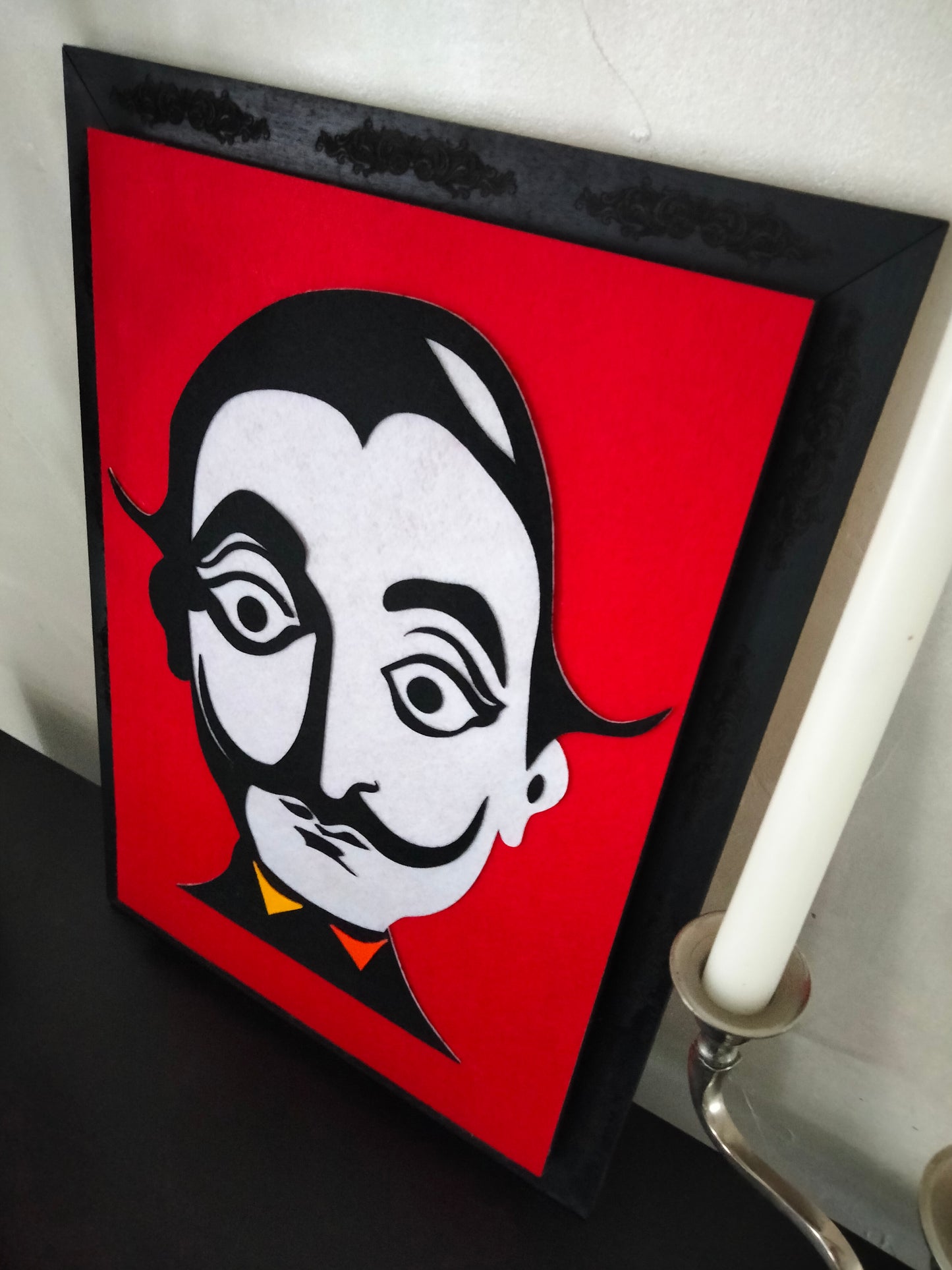 Œuvre murale Dali revisité décoration intérieure contemporaine