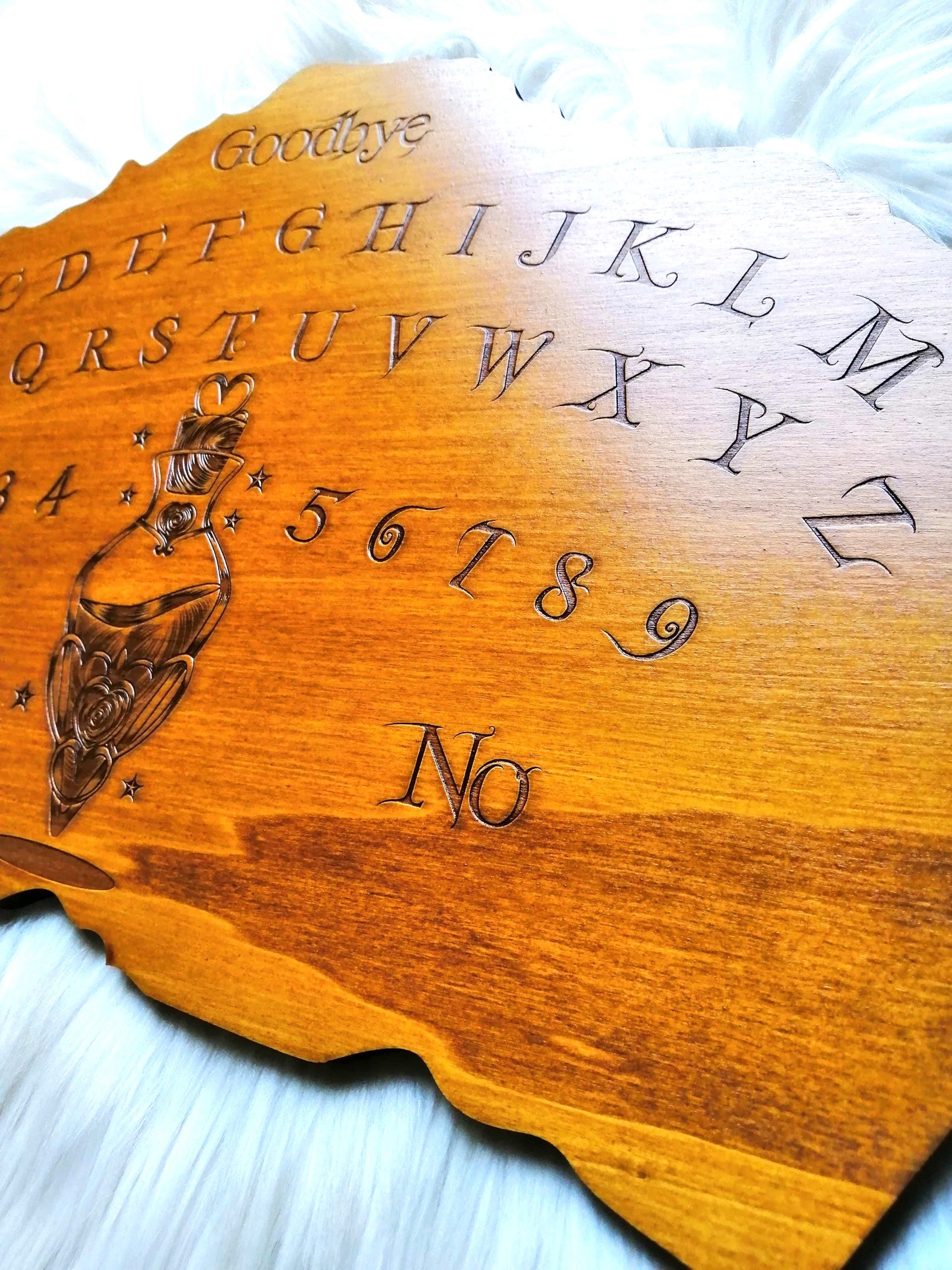 Planche Ouija Potion Artisanale - Grand Format, Bois de Qualité, Divination et Décoration Mystiqu