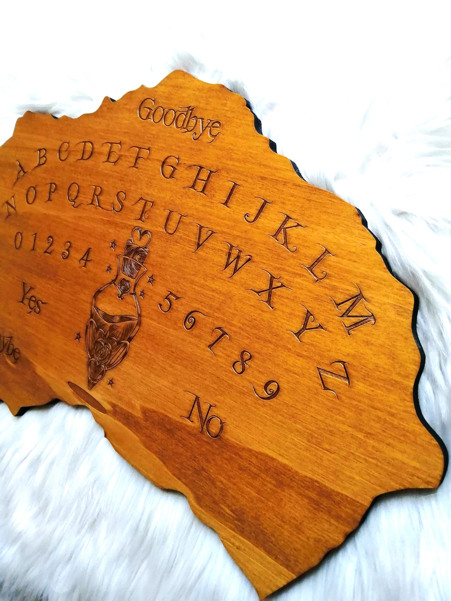 Planche Ouija Potion Artisanale - Grand Format, Bois de Qualité, Divination et Décoration Mystiqu