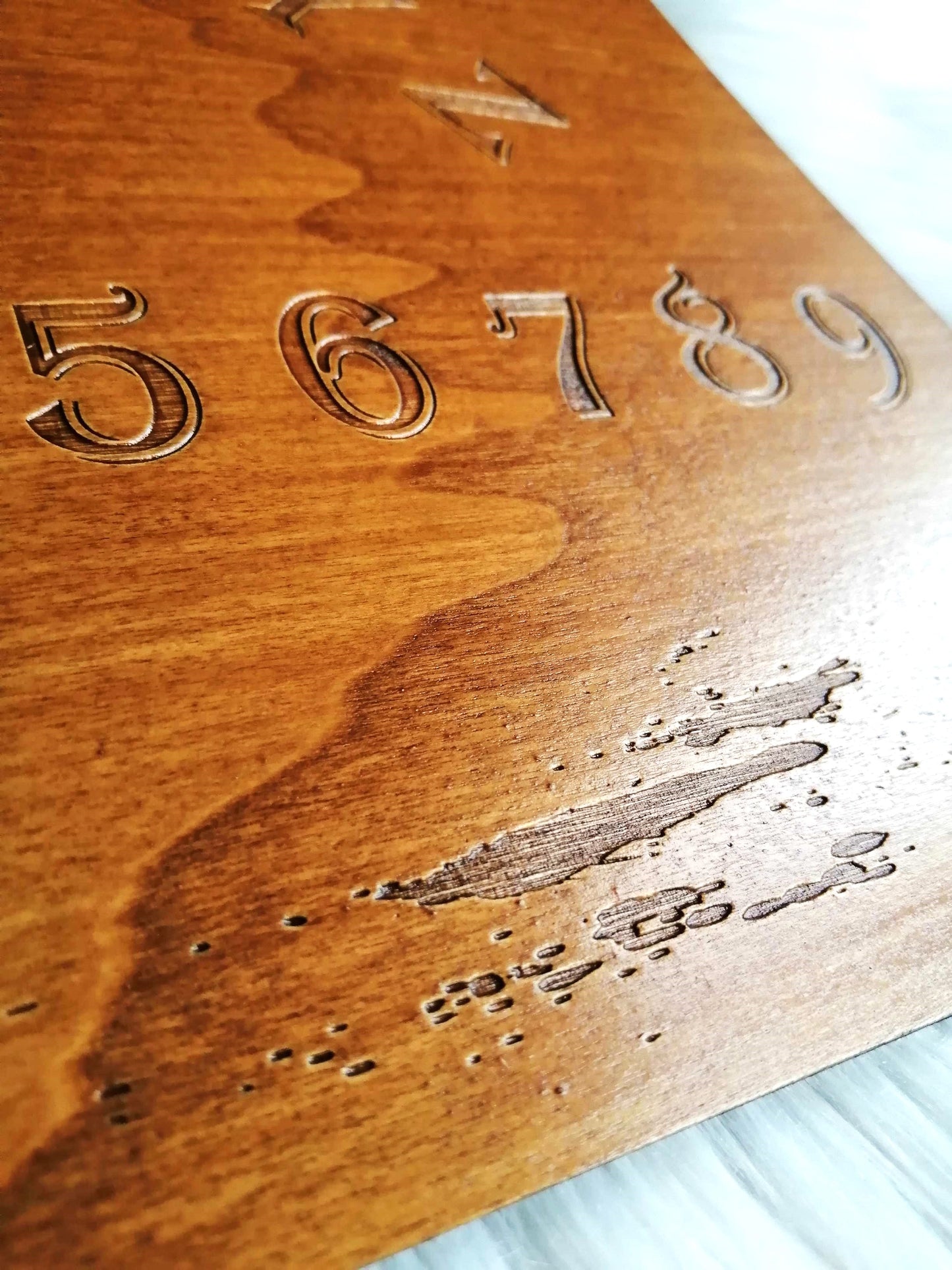 Planche Ouija 'I See You' Artisanale - Grand Format en Bois, Divination et Décoration Mystique Unique