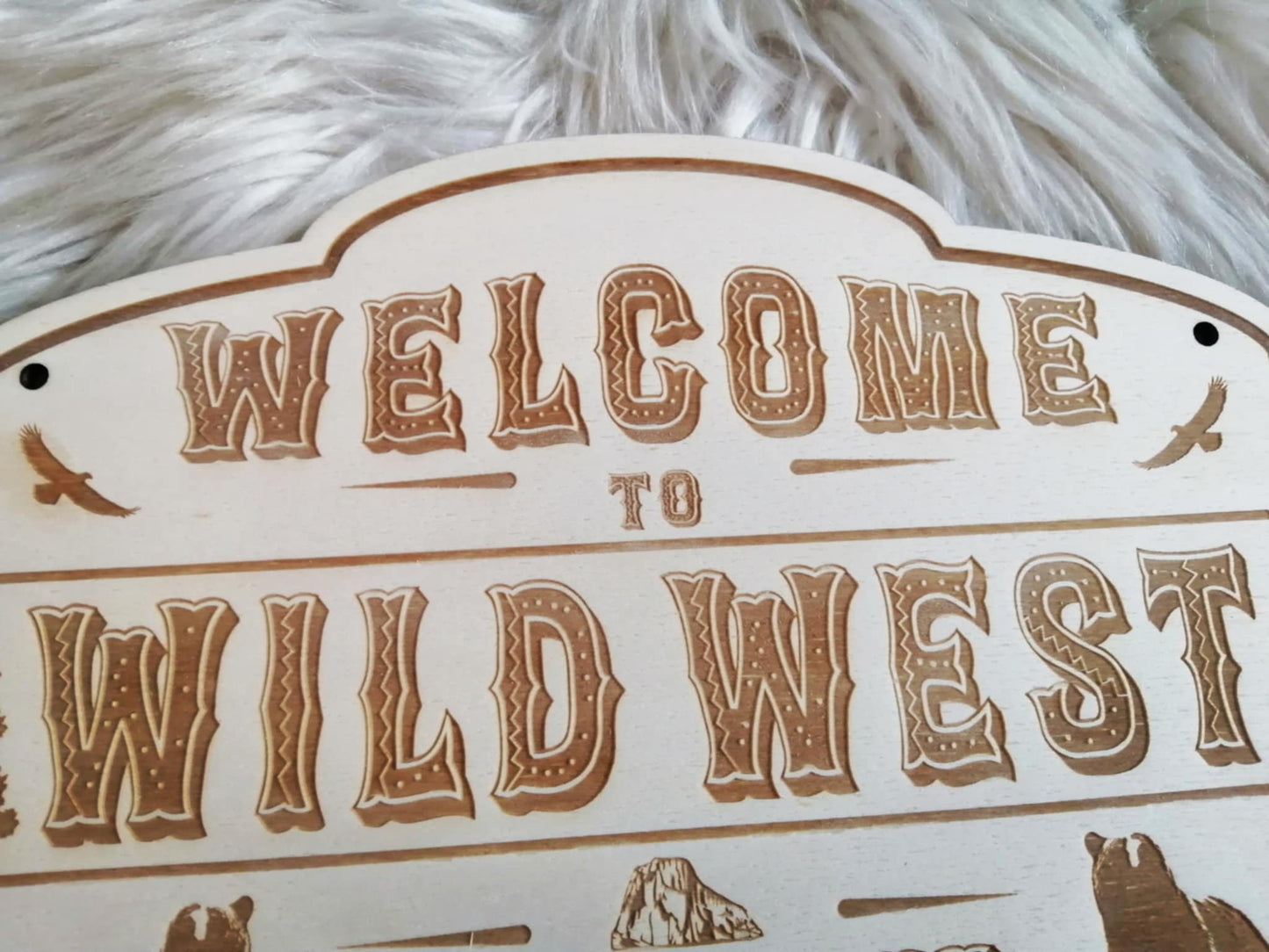 Décoration western style saloon et cowboy en bois