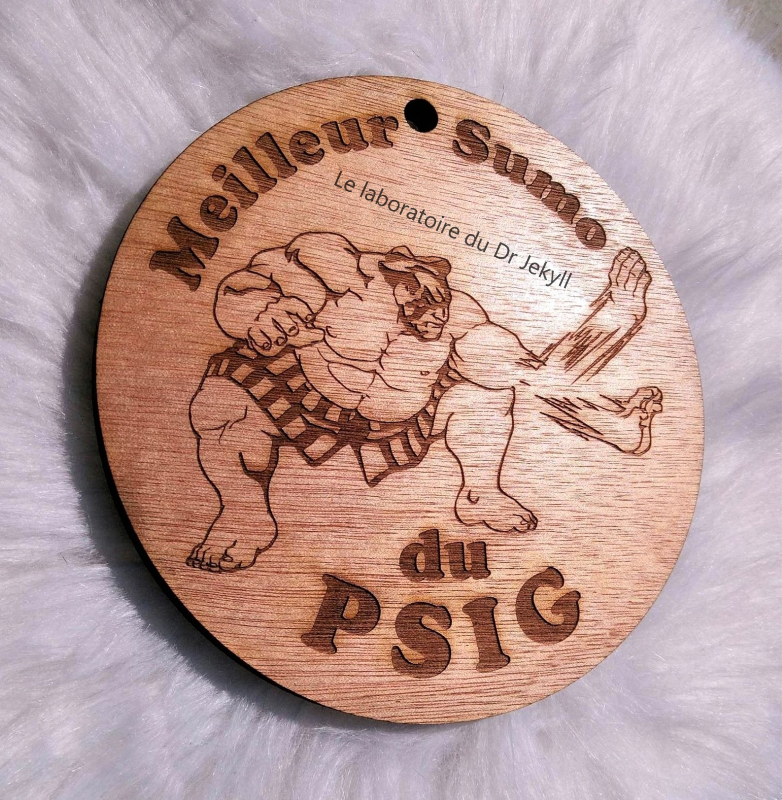 Médaille bois