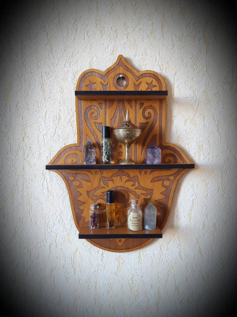 Etagère Khamsa, main de Fatma
