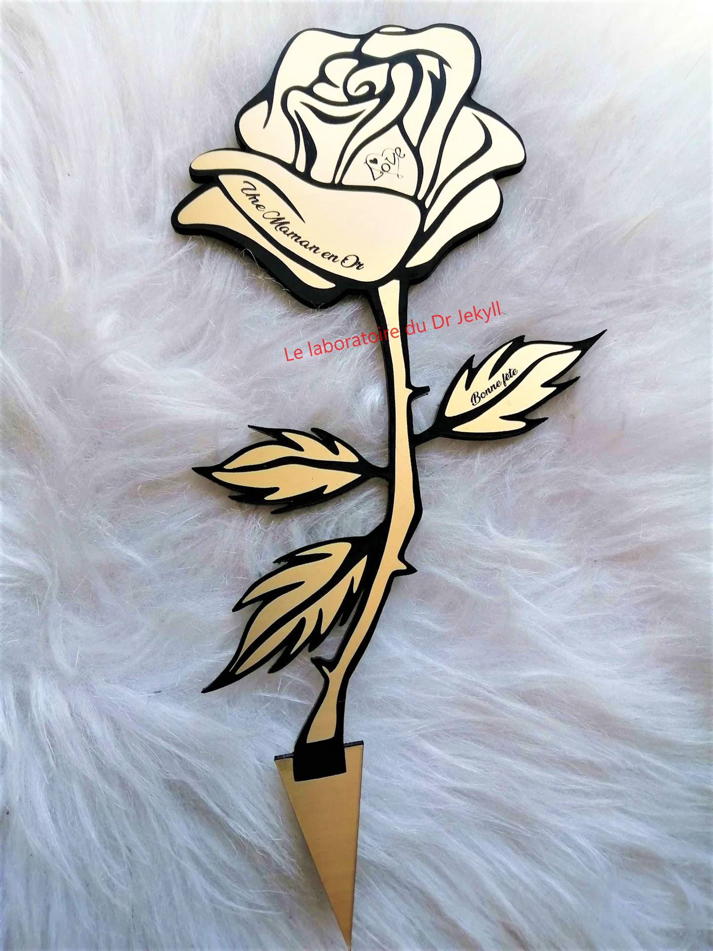 Rose personnalisée
