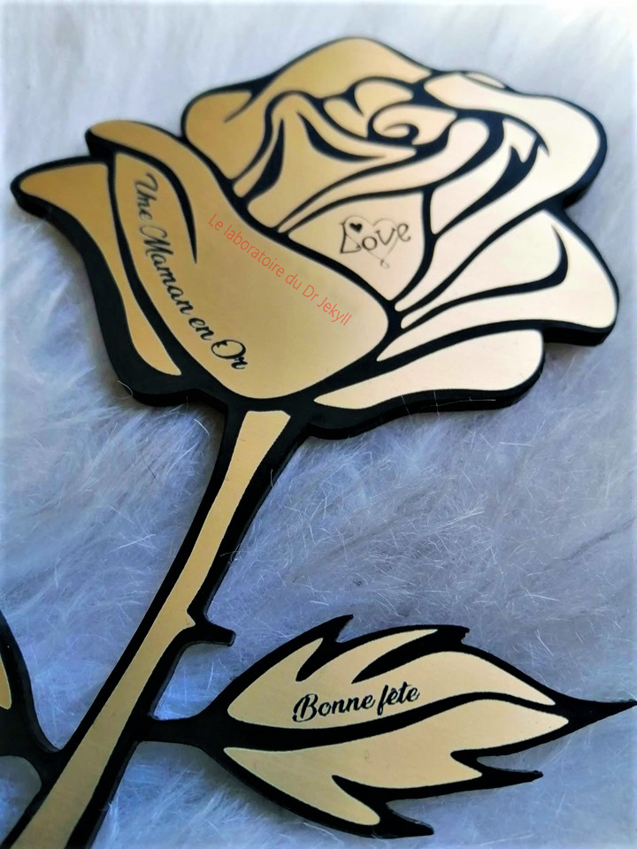 Rose personnalisée