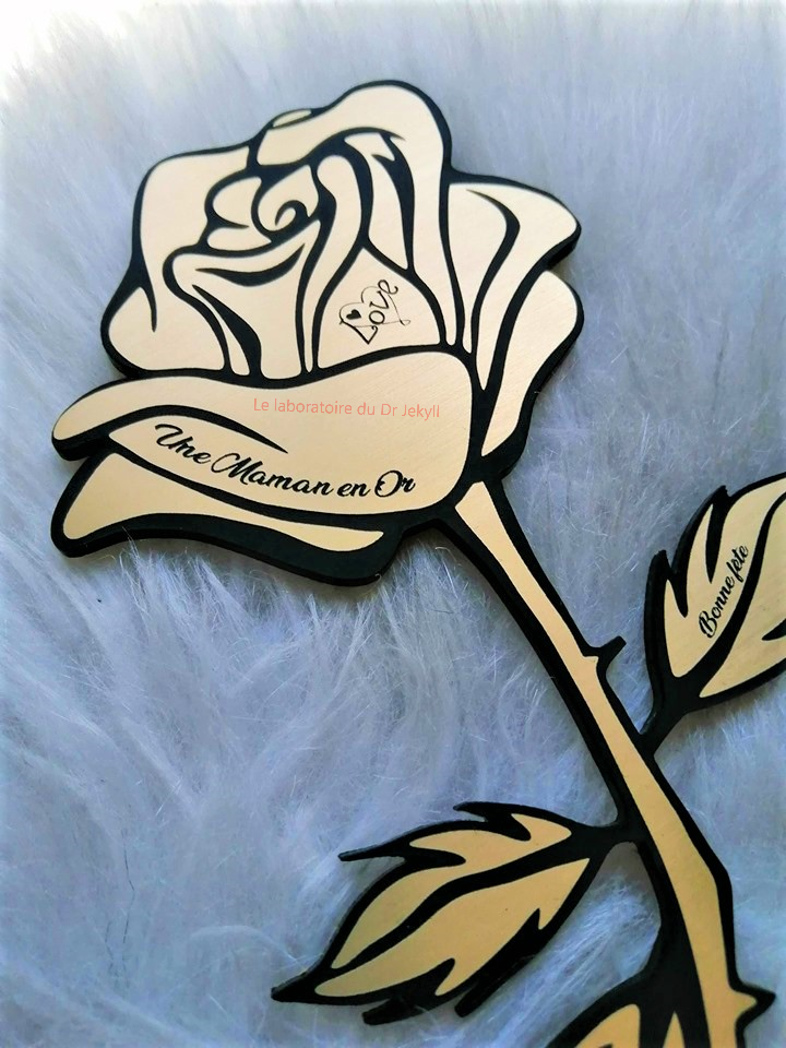 Rose personnalisée