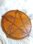 Pentacle de protection, planche de divination