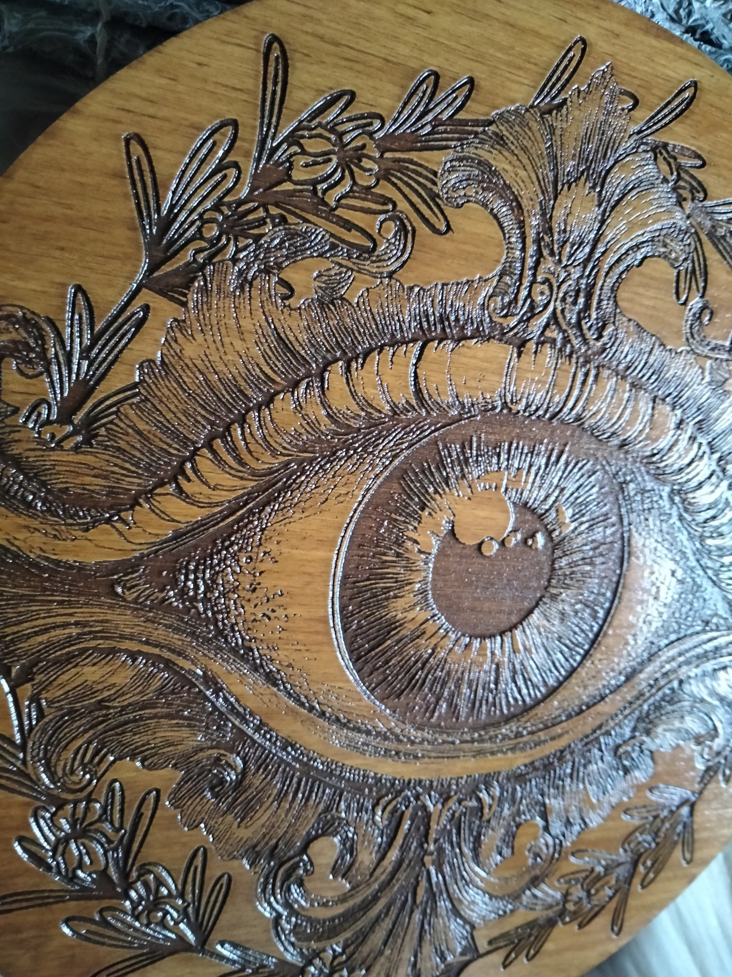 Œil Divin Mystique – Décoration Spirituelle Artisanale – Protection Énergétique et Équilibre – Style Witchy Bohème