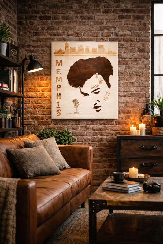 Elvis Presley tableau loft design
