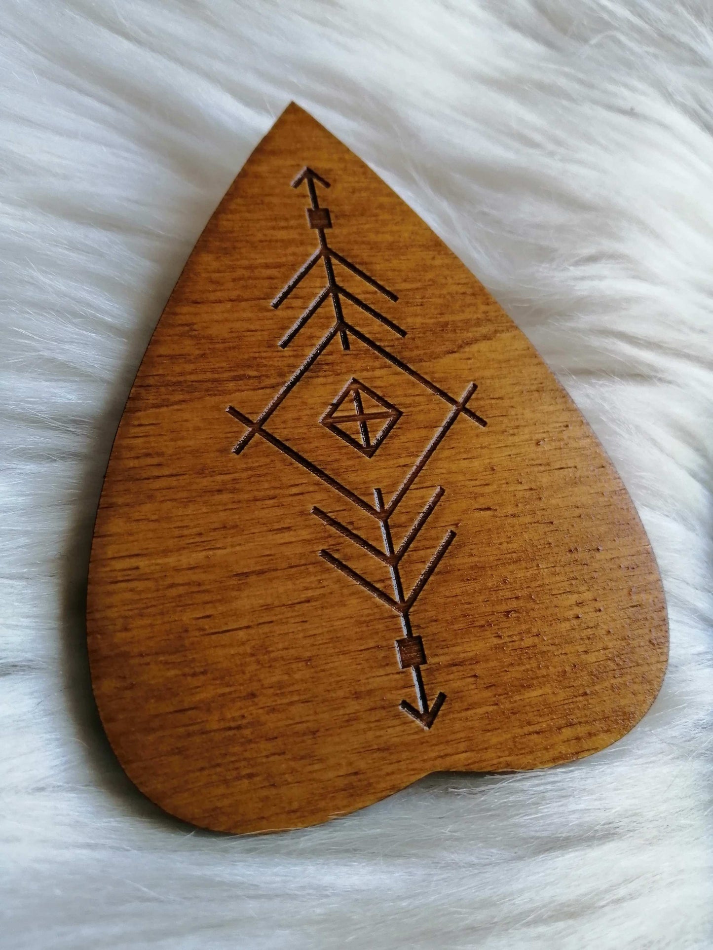 Planche Ouija Chrysalide Artisanale - Grand Format en Bois, Divination et Décoration Ésotérique Mystique