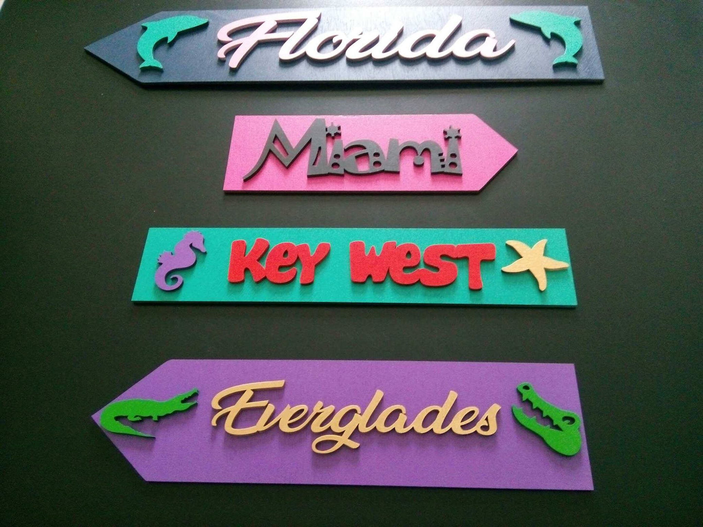 Florida. lettrage 3D