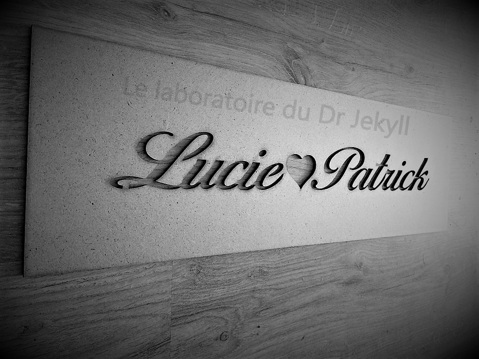 Pochoir pour mariage