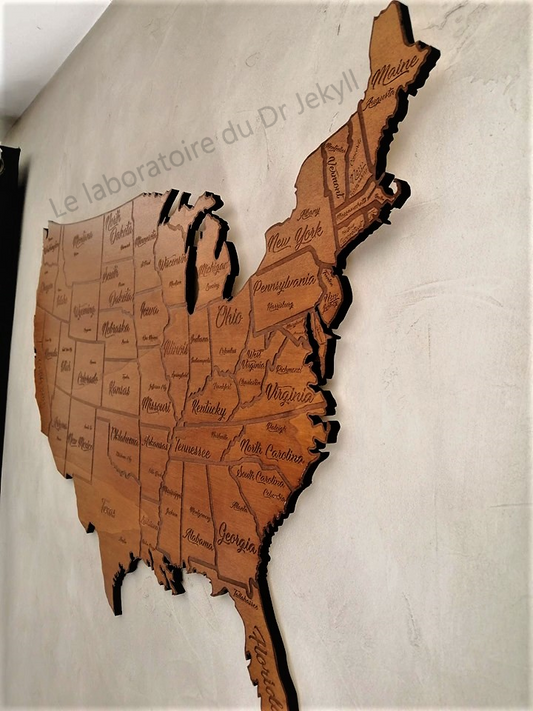 CARTE DES USA