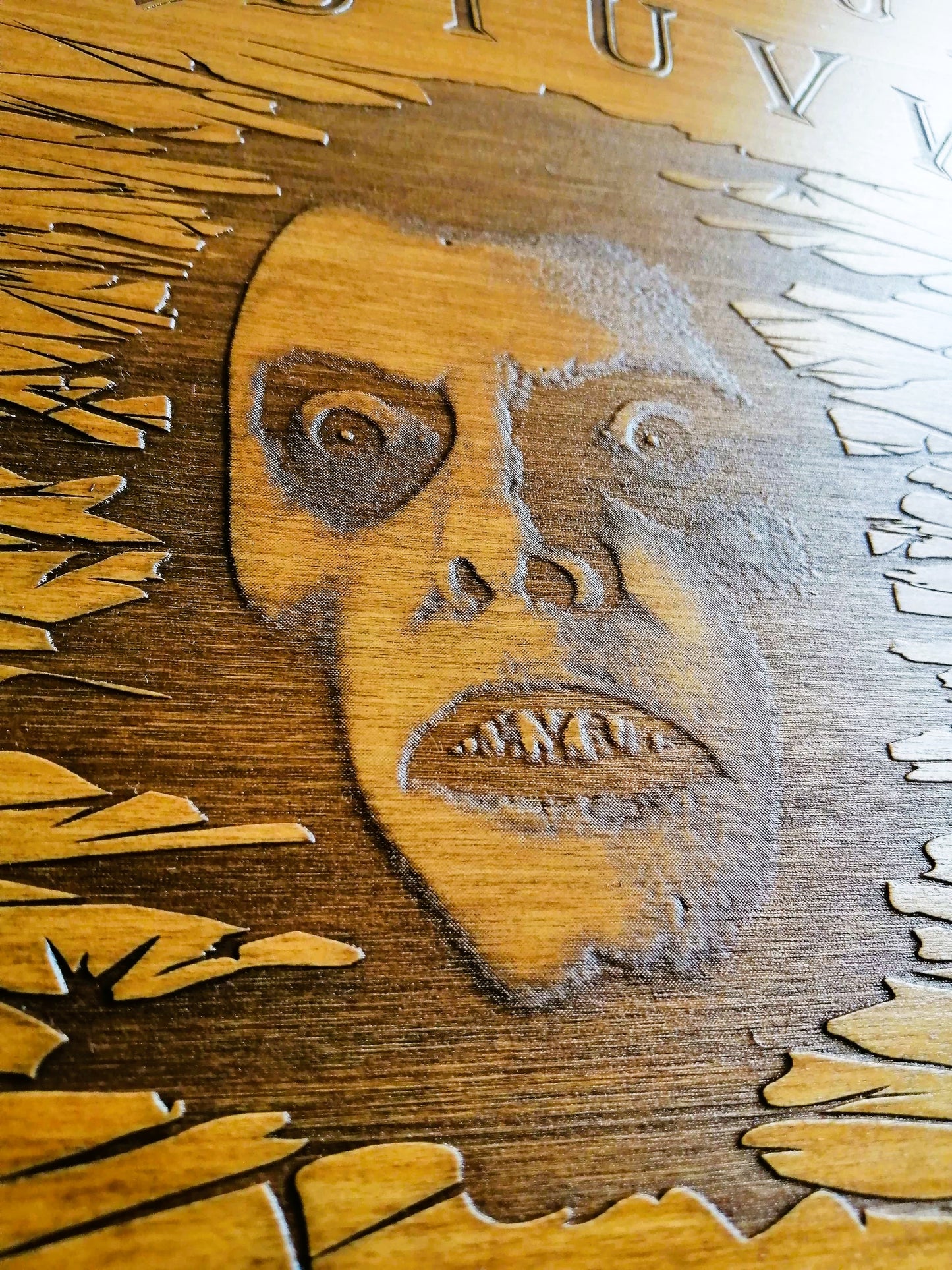 Planche Ouija Pazuzu Artisanale - Grand Format, Bois de Qualité, Divination ésotérique Inspirée de l'Exorciste